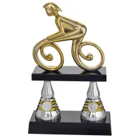 Picture A modern figurine with a cyclist