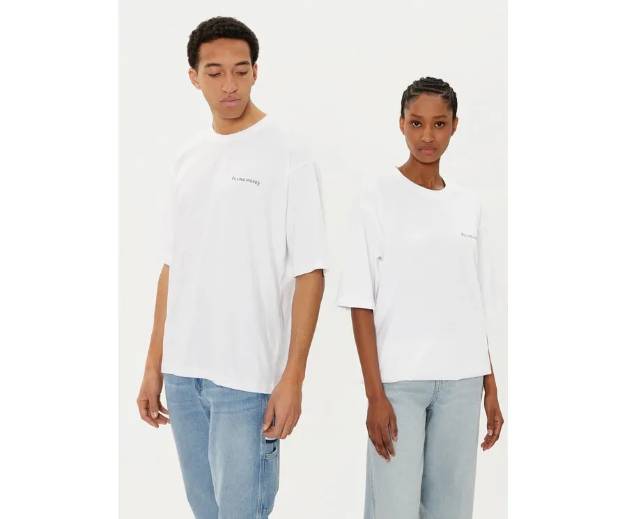 obrazek 1 Filling Pieces T-Shirt Unisex 7441378 Biały Boxy Fit