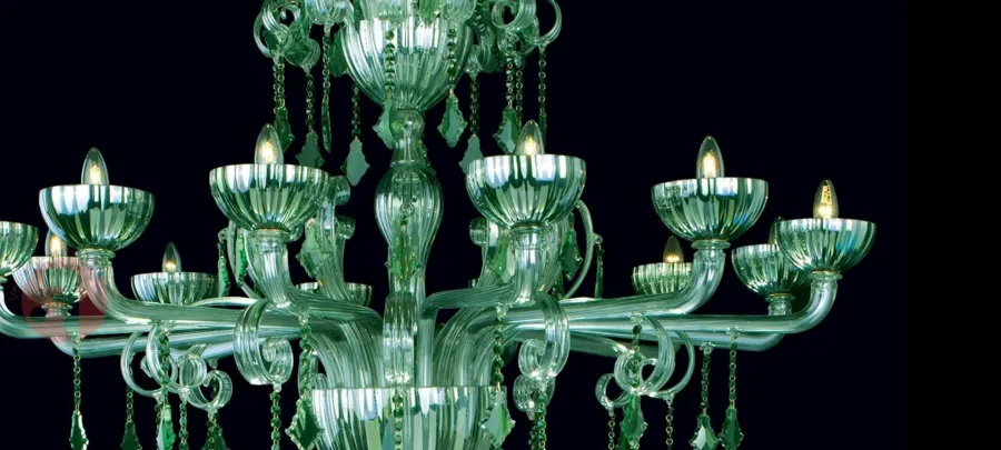 obrazek 2 Żyrandol ze szkła Murano – Vetreria Artistica Rosa