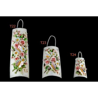 Zdjęcie Ozdobny gres porcelanowy z motylami na ścianę
