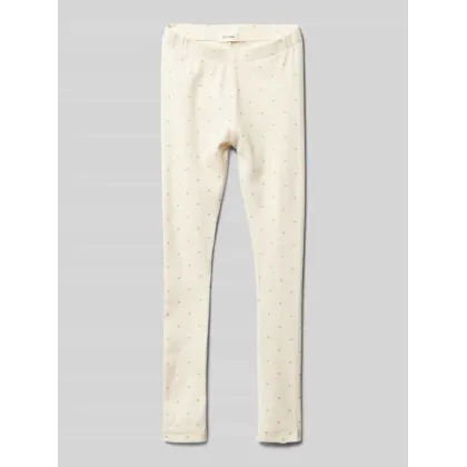 Zdjęcie Legginsy o kroju slim fit z drobnym prążkowaniem