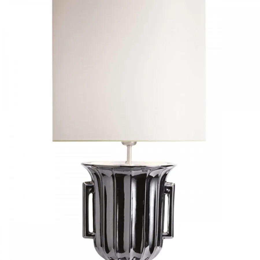 obrazek 3 Wyjątkowa lampa ceramiczna H.46xL.26xP.26 cm