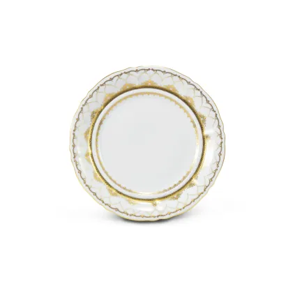 Zdjęcie Piękny stylowy talerz deserowy z porcelany z kolekcji Wedding sonata – Leander