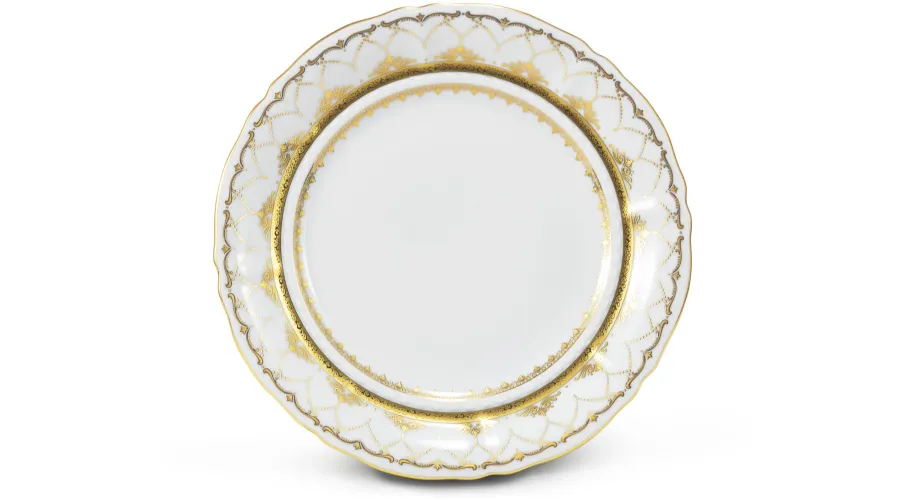 obrazek 1 Piękny stylowy talerz deserowy z porcelany z kolekcji Wedding sonata – Leander
