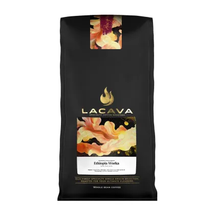Zdjęcie LaCava - kawa ziarnista Etiopia Worka Washed Espresso 1 kg LACAVA