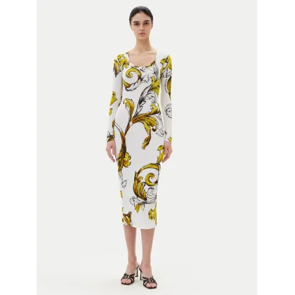 Zdjęcie Versace Jeans Couture Sukienka codzienna 78HAO920 JS471 Biały Regular Fit