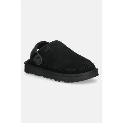 Zdjęcie UGG klapki zamszowe Goldencoast Clog II męskie kolor czarny 1166915-BLK