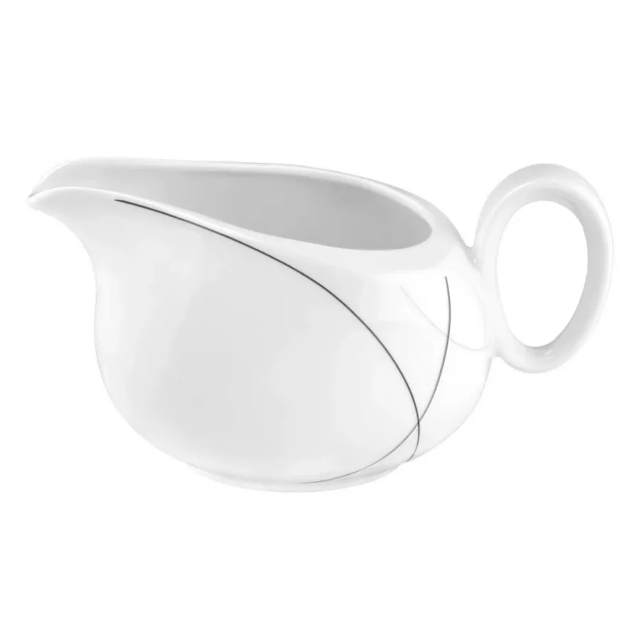obrazek 1 Piękna porcelanowa sosjerka z delikatnym nowoczesnym zdobieniem - Seltmann Weiden