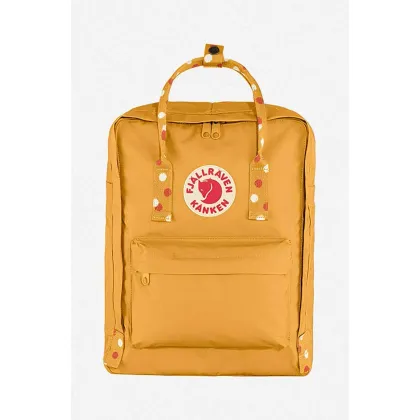 Zdjęcie Fjallraven plecak Kanken kolor żółty duży z aplikacją F23510.160.916-160
