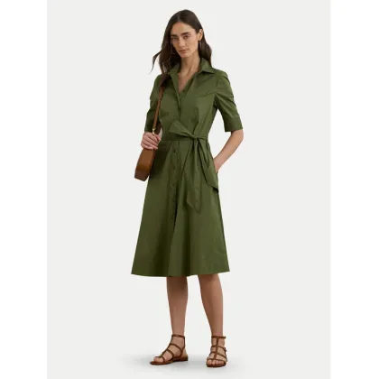 Zdjęcie LAUREN RALPH LAUREN Sukienka koszulowa 200748950014 Zielony Regular Fit
