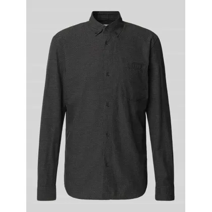 Zdjęcie Koszula casualowa o kroju shaped fit z delikatnym, wielokolorowym, fakturowanym wzorem