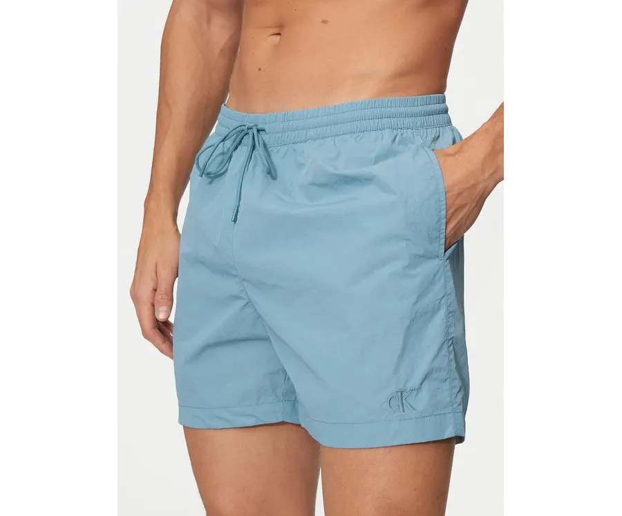 obrazek 1 Calvin Klein Swimwear Szorty kąpielowe KM0KM01080 Niebieski Regular Fit