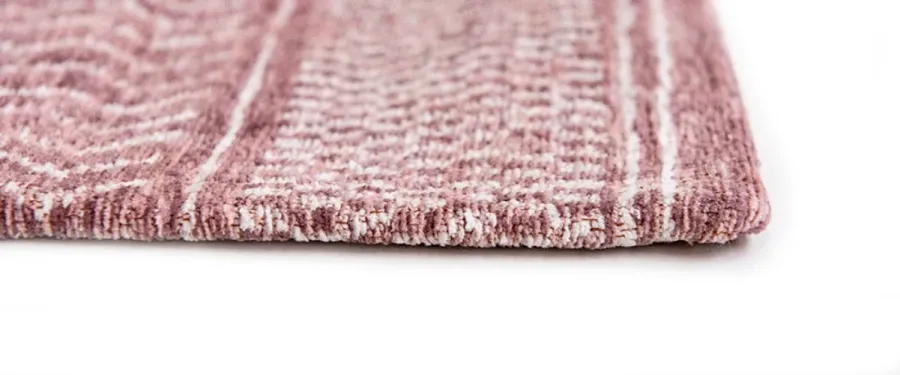 obrazek 4 Prestiżowy różowy dywan we wzory - SAND ROSE 8793