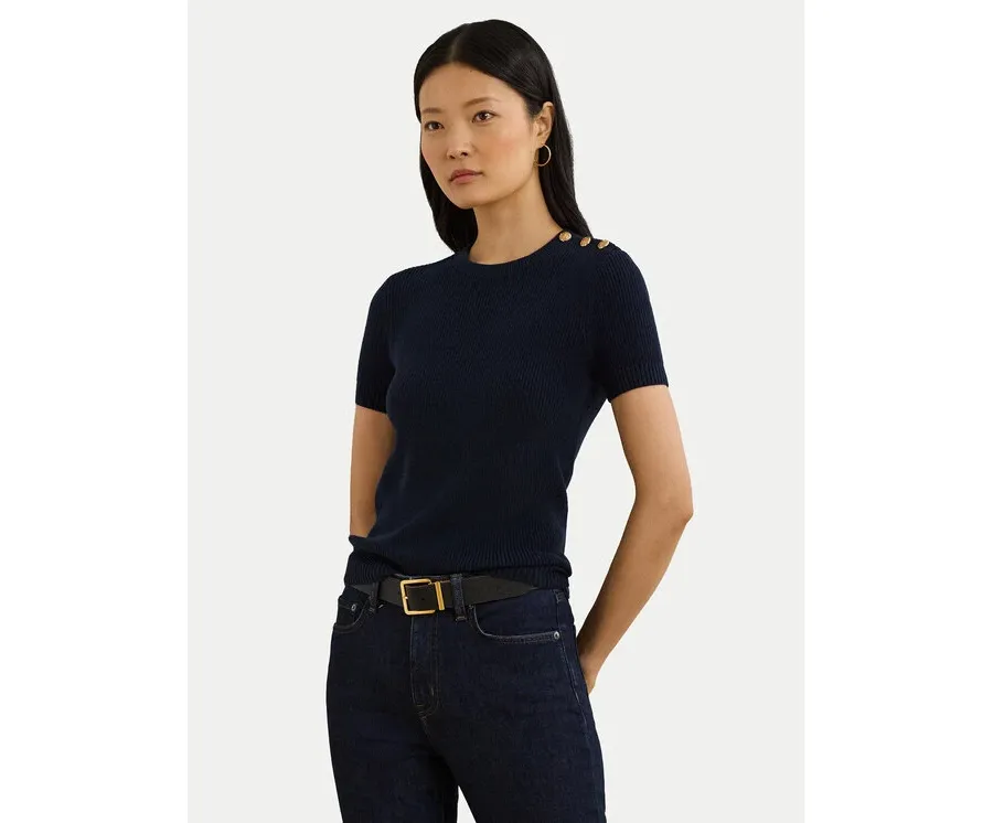 obrazek 1 LAUREN RALPH LAUREN Sweter 200957474001 Granatowy Regular Fit