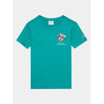 Zdjęcie Champion T-Shirt 306373 Turkusowy Regular Fit