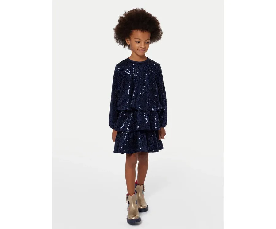 obrazek 1 Billieblush Sukienka codzienna U20646 Granatowy Regular Fit