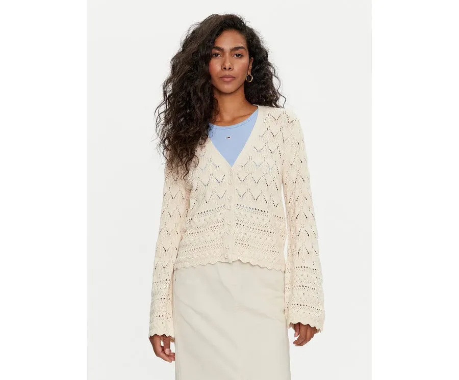 obrazek 1 Vero Moda Kardigan Lua 10310863 Écru Regular Fit