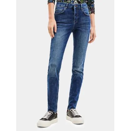 Zdjęcie Desigual Jeansy 23WWDD90 Niebieski Skinny Fit