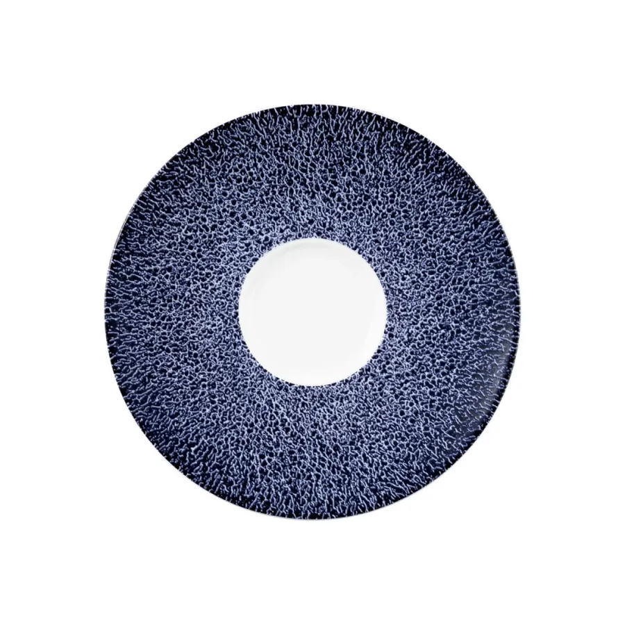 obrazek 1 Stylowy mały spodek 13,5 cm zdobiony niebieskim ornamentem - Seltmann Weiden