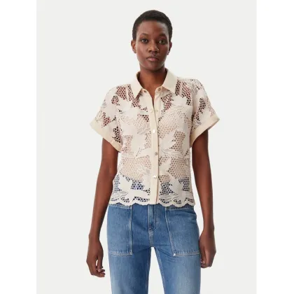 Zdjęcie Lola Casademunt by Maite Koszula MS2515008 Écru Relaxed Fit