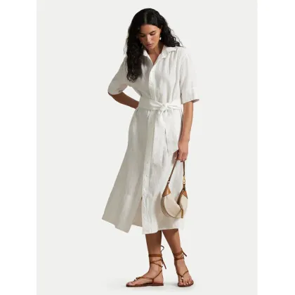 Zdjęcie Polo Ralph Lauren Sukienka koszulowa 211965844001 Biały Relaxed Fit