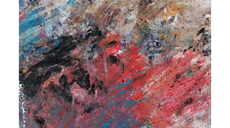 obrazek 2 Obraz abstrakcyjny na płótnie, 30x25 cm - Amelia Augustyn
