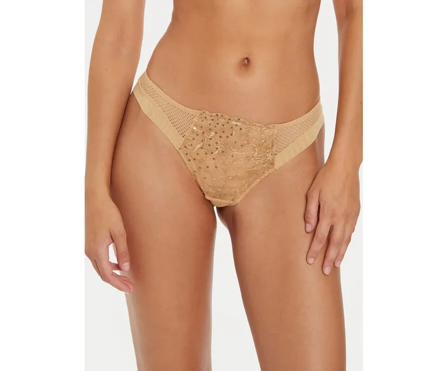 obrazek 1 Chantelle Stringi Fleurs Si C12Q90 Beżowy