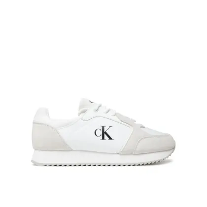 Zdjęcie Calvin Klein Jeans Sneakersy Retro Runner Sock Lace Up Ny-Su YM0YM01326 Biały