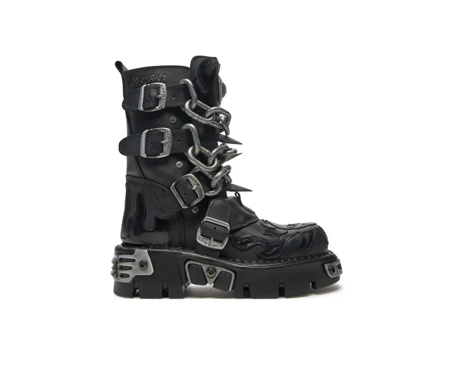 obrazek 1 NEW ROCK Glany M-727-S5 Czarny