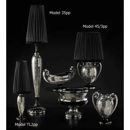 Picture Black elegant lamp made of ceramics