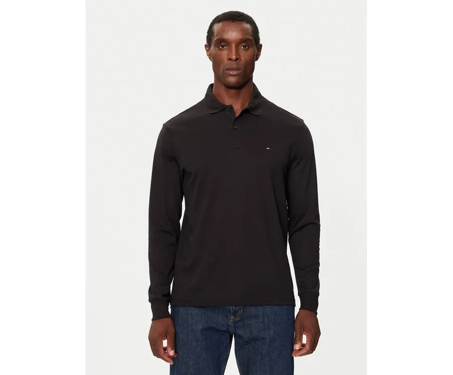 obrazek 1 Tommy Hilfiger Polo MW0MW37317 Czarny Regular Fit