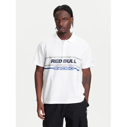 Zdjęcie Pepe Jeans Polo Red Bull Racing Moto Panel RM540017 Biały Regular Fit