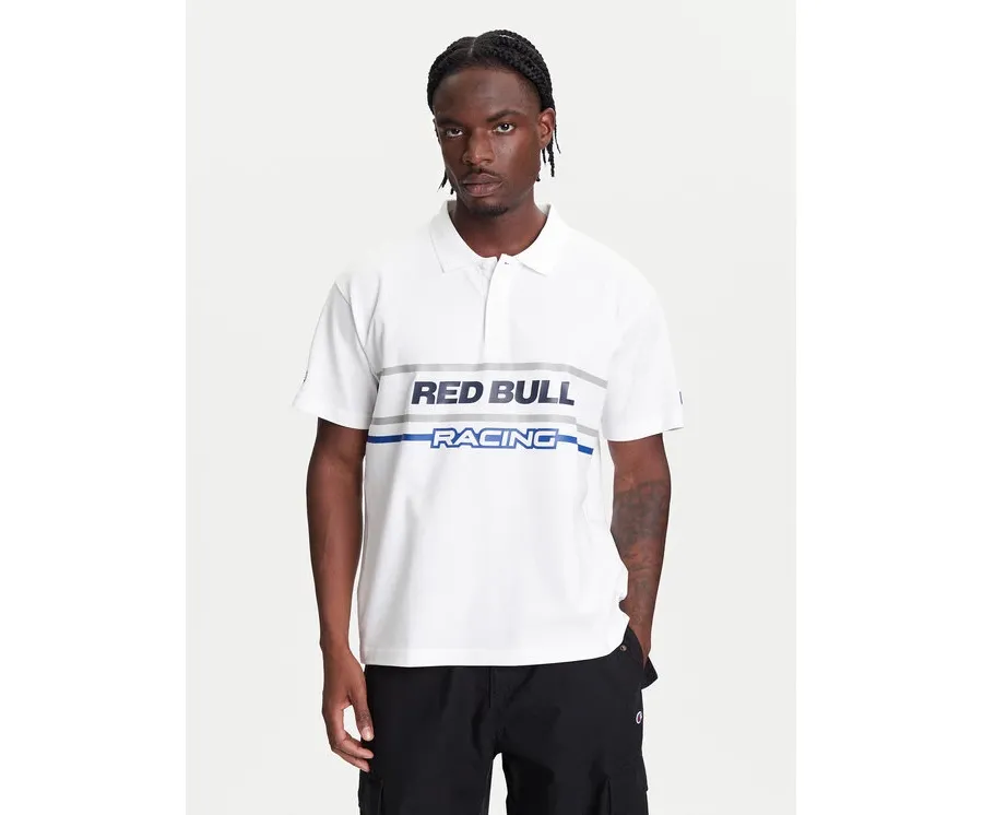obrazek 1 Pepe Jeans Polo Red Bull Racing Moto Panel RM540017 Biały Regular Fit