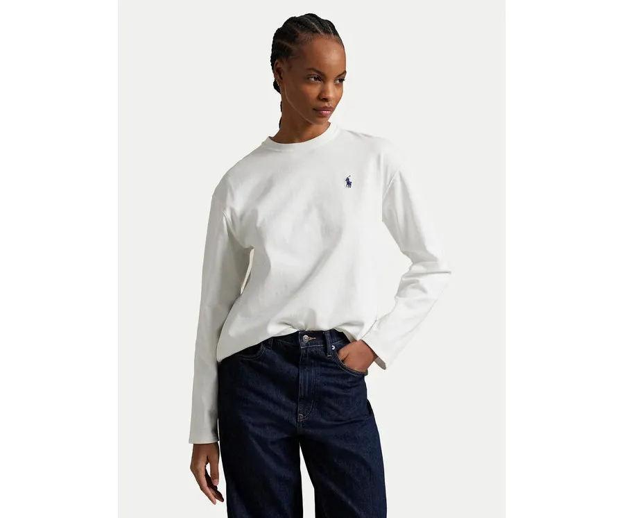 obrazek 1 Polo Ralph Lauren Bluzka 211967105001 Biały Straight Fit