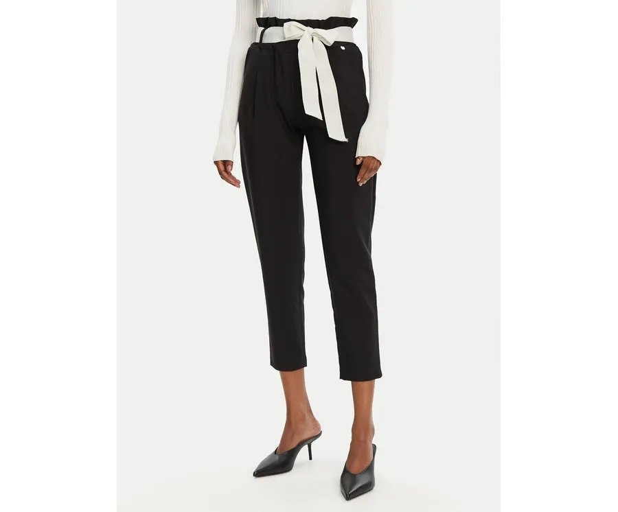 obrazek 1 Rinascimento Spodnie materiałowe CFC0122382003 Czarny Regular Fit