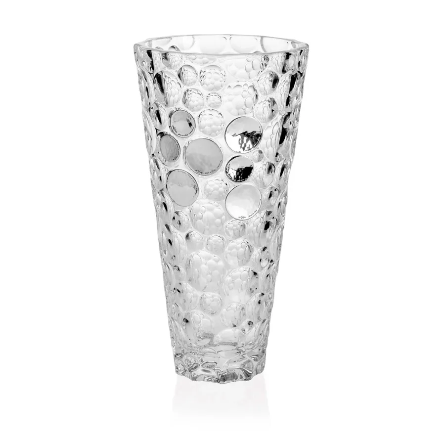 obrazek 1 Designerski zjawiskowy wazon z kryształu - Linea Argenti