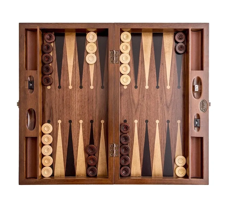 obrazek 2 Zestaw drewniany do rozgrywki w Backgammon - Helena Woodart