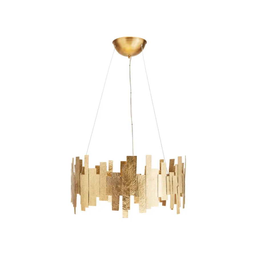 obrazek 1 Lampa wisząca wykonana z mosiądzu i stali nierdzewnej do eleganckiego wnętrza - Ginger & Jagger