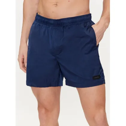 Zdjęcie Calvin Klein Swimwear Szorty kąpielowe KM0KM00939 Granatowy Regular Fit