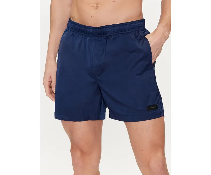 obrazek 1 Calvin Klein Swimwear Szorty kąpielowe KM0KM00939 Granatowy Regular Fit