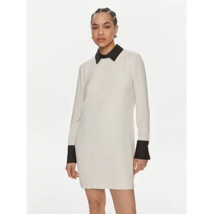 Zdjęcie ViCOLO Sukienka codzienna TB0156 Écru Regular Fit