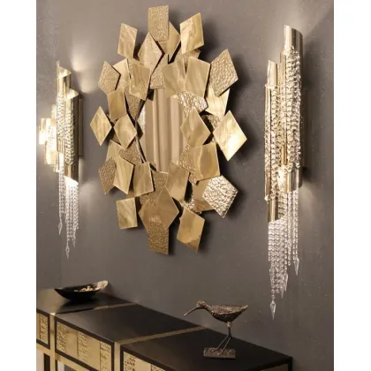 Zdjęcie Fenomenalne lustro z mosiądzu do stylowych pomieszczeń