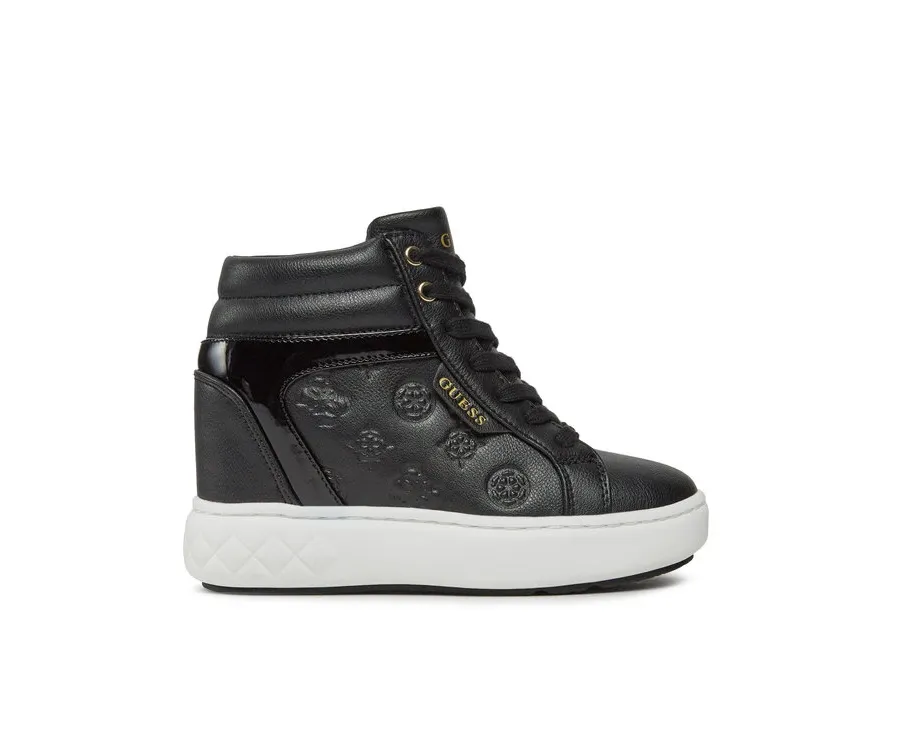 obrazek 1 Guess Sneakersy Roxana FL8ROX LEA12 Czarny