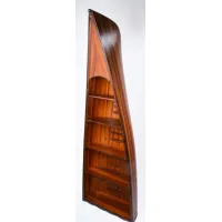 Picture A unique bookcase in the shape of a kayak - Authentic Models