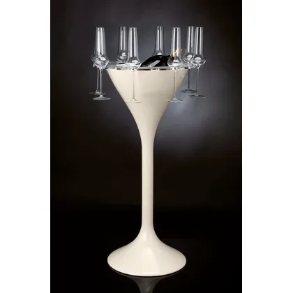 Picture A modern large alcohol stand with a cooler