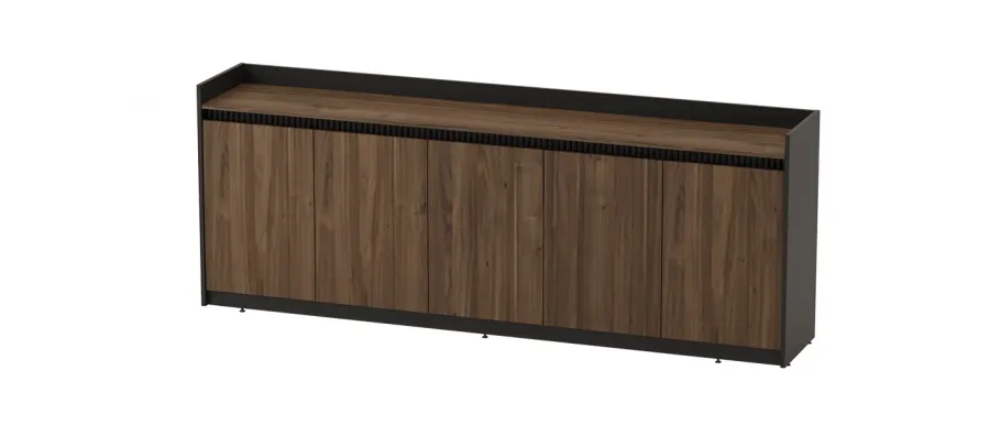 obrazek 4 Drewniany zestaw mebli do gabinetu