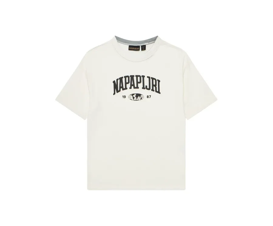 obrazek 1 Napapijri T-Shirt S-Inot NP0A891F D Écru Regular Fit