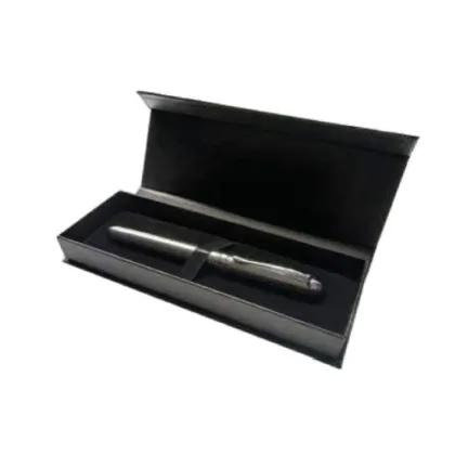 Picture Elegant black cardboard pencil case