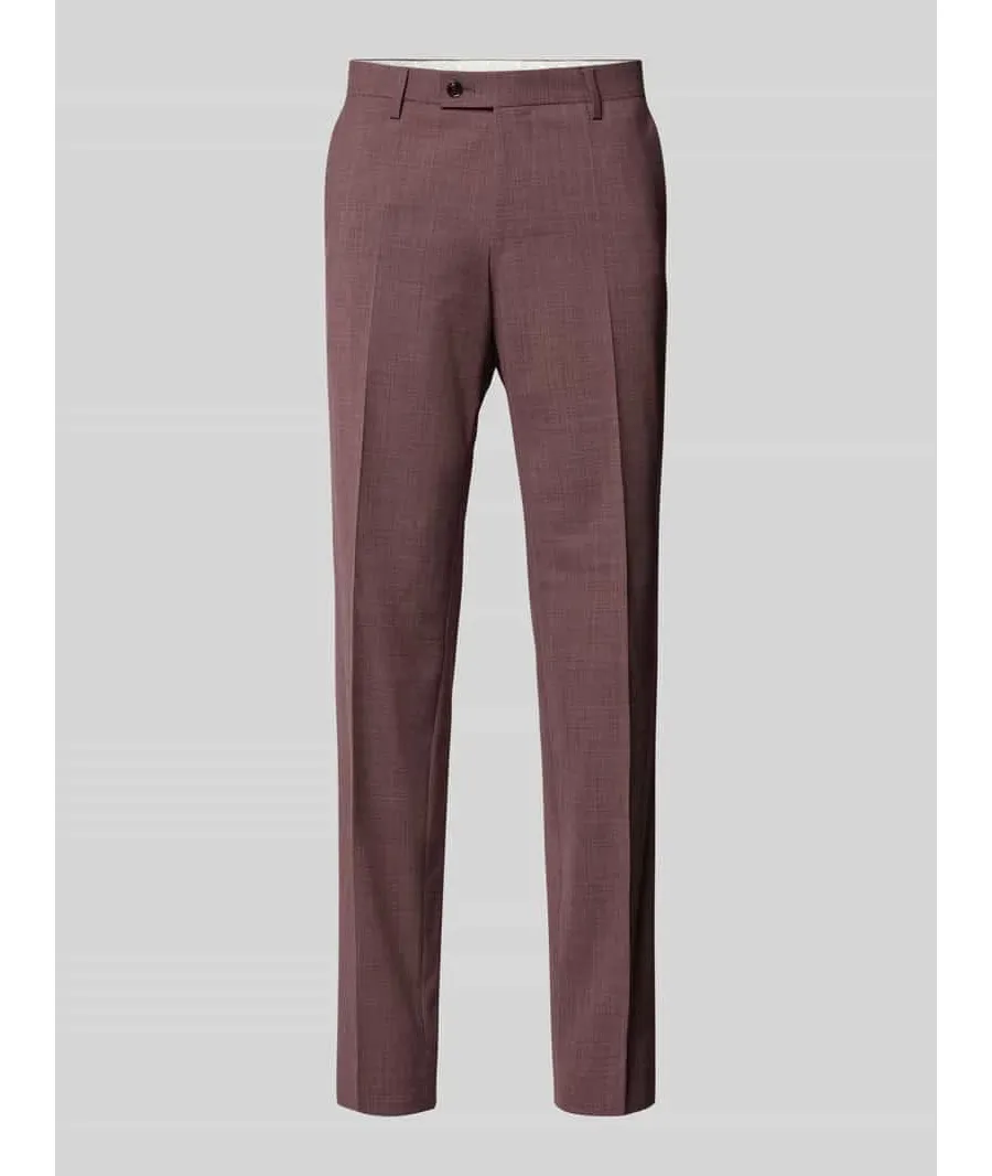 obrazek 1 Spodnie do garnituru o kroju regular fit w kant model ‘Massa’