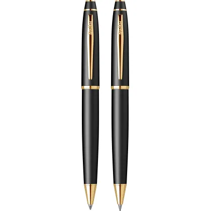 Zdjęcie Zestaw Długopis - Ołówek Mechaniczny 0.7mm Noble 35 Czarny Mat